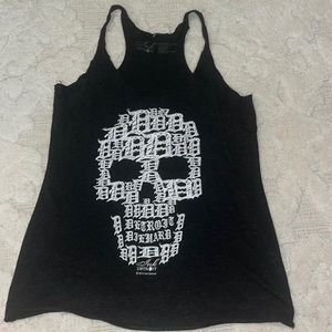 Ink Detroit skull tank S